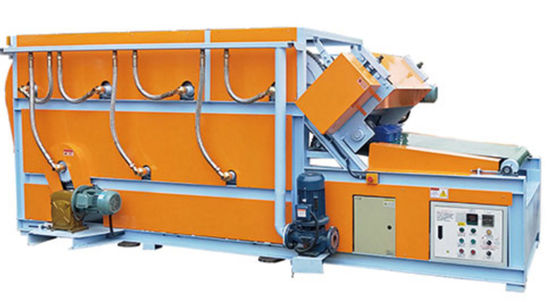 7 su tekerleği ve 800 mm dilim genişliği olan EVA kağıt batch off soğutma makinesi
